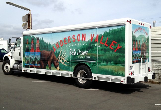 Anderson Valley Truck Wrap by Sign Dynamics