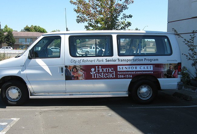 Home Instead Van Graphics by Sign Dynamics