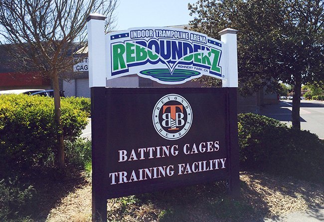 Rebounderz Post & Panel Sign by Sign Dynamics