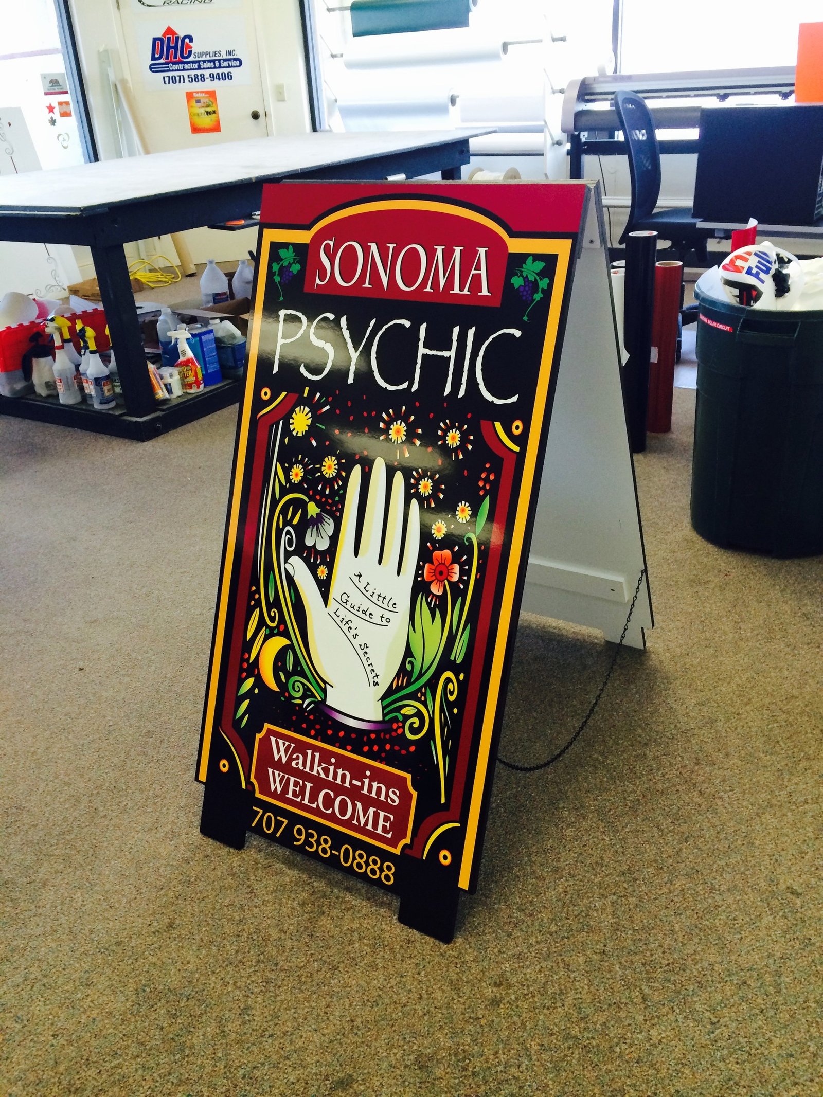 Sonoma Psychic A-Frame by Sign Dynamics