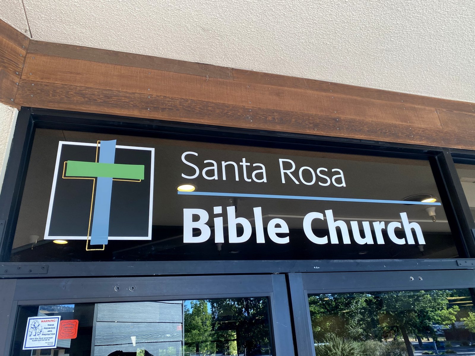 Santa Rosa Bible Church Windows by Sign Dynamics