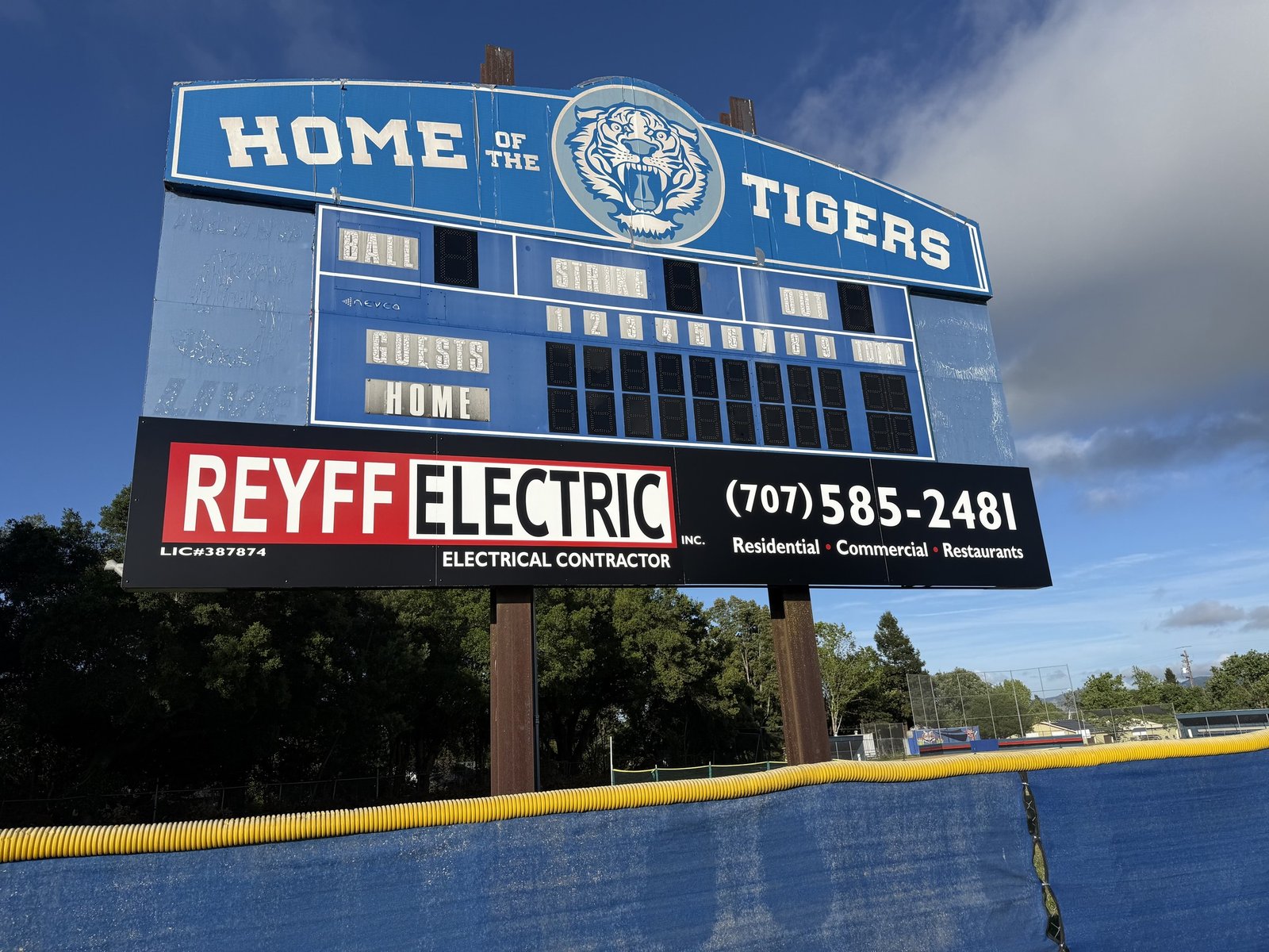 Reyff Electric Scoreboard Panel by Sign Dynamics