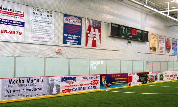 Indoor Sports Facility Printed Graphics by Sign Dynamics